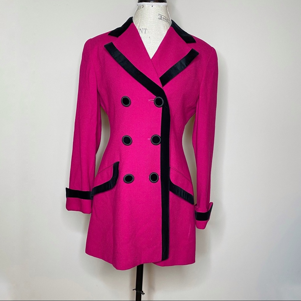Vintage Christian Dior double breasted coat sz 8